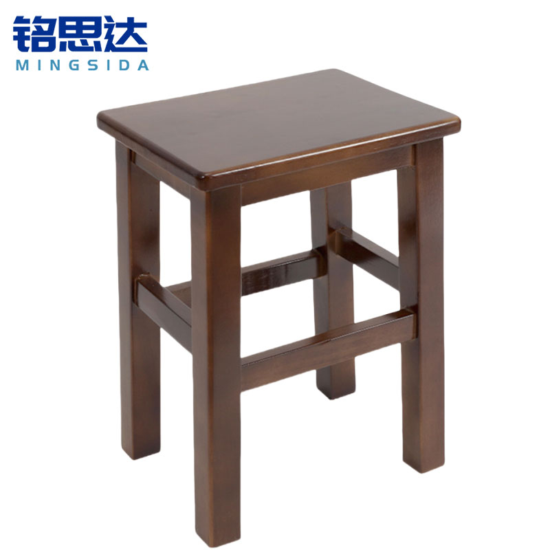 铭思达实木方凳50*30*30mm个高清大图
