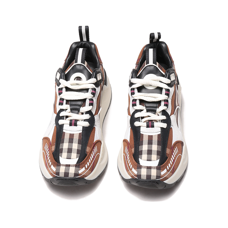 博柏利burberry女款系带休闲厚底运动鞋8064245