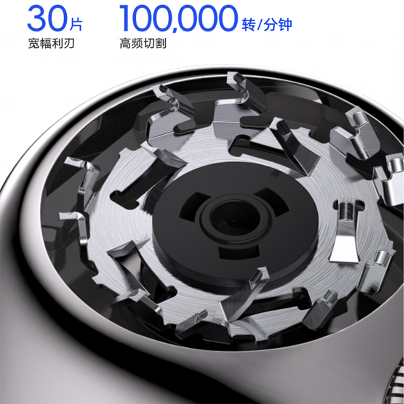 有色(yoose)剃须刀便携合金电动刮胡刀迷你胡须刀MINI 2.0 午夜蓝高清大图