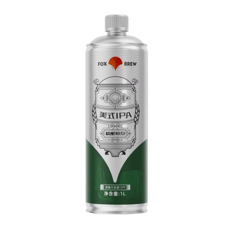 [单罐尝鲜装]自营精酿啤酒FOX BREW狐狸工坊美式IPA精酿啤酒原浆酒苏宁宜品推荐1L*1