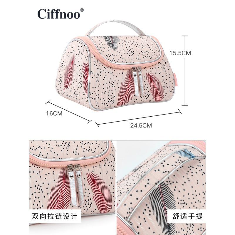 家柏饰(CORATED)旅行化妆包女新款大容量便携随身简约ins风网红洗漱收纳包大高清大图