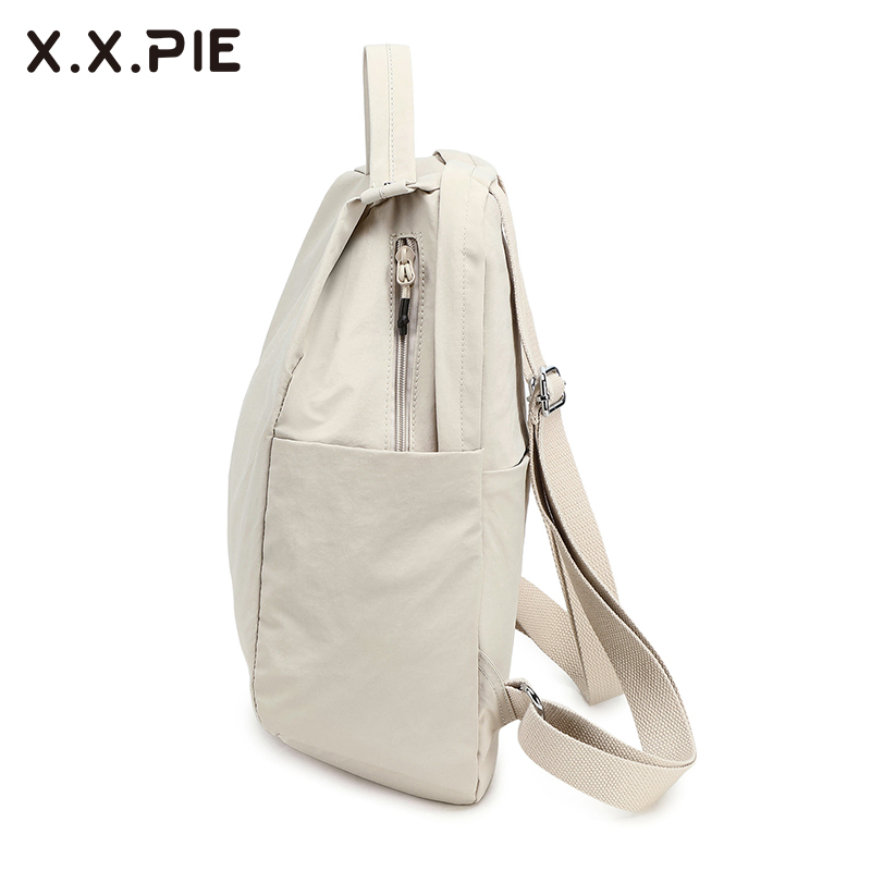 X.X.PIE形象派 休闲户外双肩包xxp-3637 奶油白高清大图