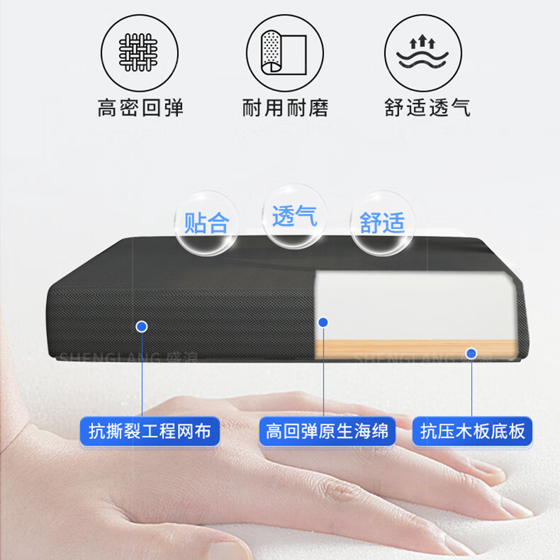 鑫金虎 培训椅折叠椅办公椅网布会议椅带写字板滑轮款