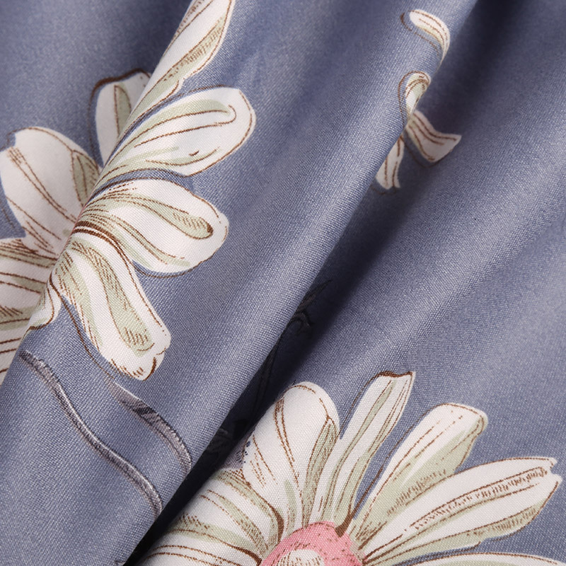 天琴采花蜜-柔丝棉四件套 床单230*250cm+被罩200*230cm+枕套48*74cm*2高清大图