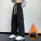秋冬季美式机能风冲锋裤青少年宽松直筒休闲裤高质感穿搭