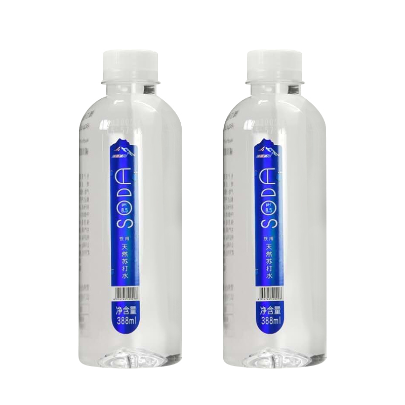 蒲峪冰川天然苏打水388ML/瓶装精装圆瓶装1*24瓶整箱装(单位:箱)