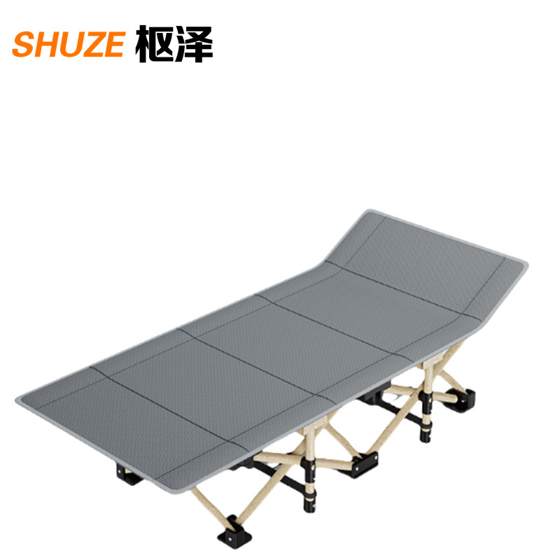 枢泽 折叠床 178cm圆管灰色 张高清大图