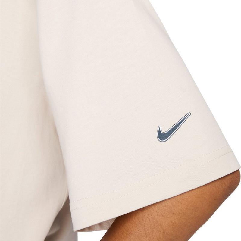 NIKE女士运动T恤中等重量棉质宽松舒适大尺码印花