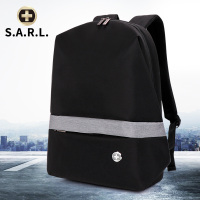 S.A.R.L双肩电脑包 运动休闲背包14英寸电脑双肩背包男女通用 SW-58017 黑色