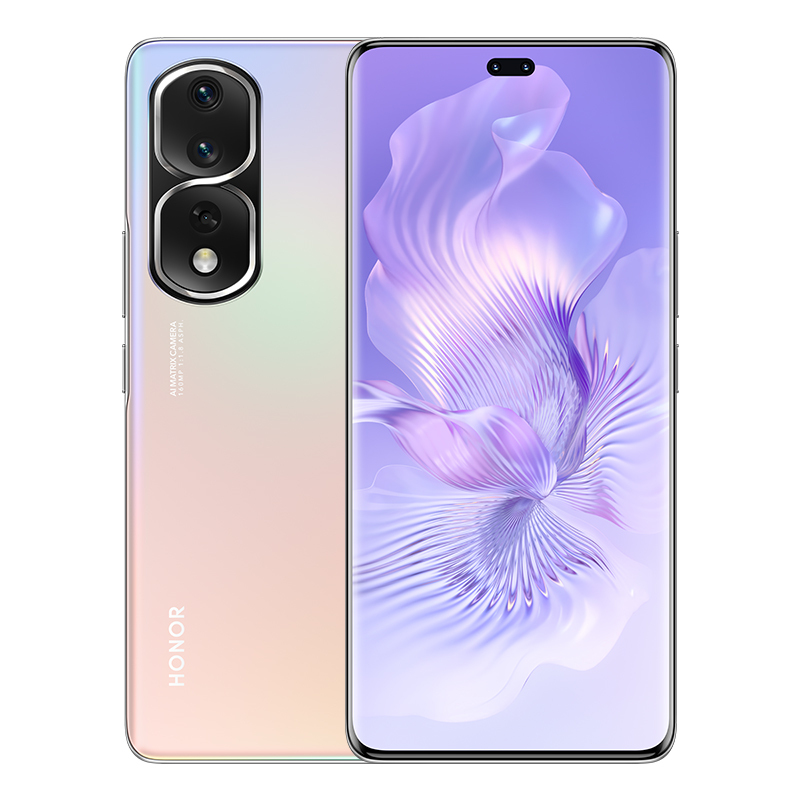 荣耀80Pro 12GB+256GB 粉映晨辉 1.6亿超清主摄 AI Vlog视频大师 4800mAh长续航 66W超级快充 高通骁龙8+旗舰芯片 1.5K视网膜级护眼曲面屏