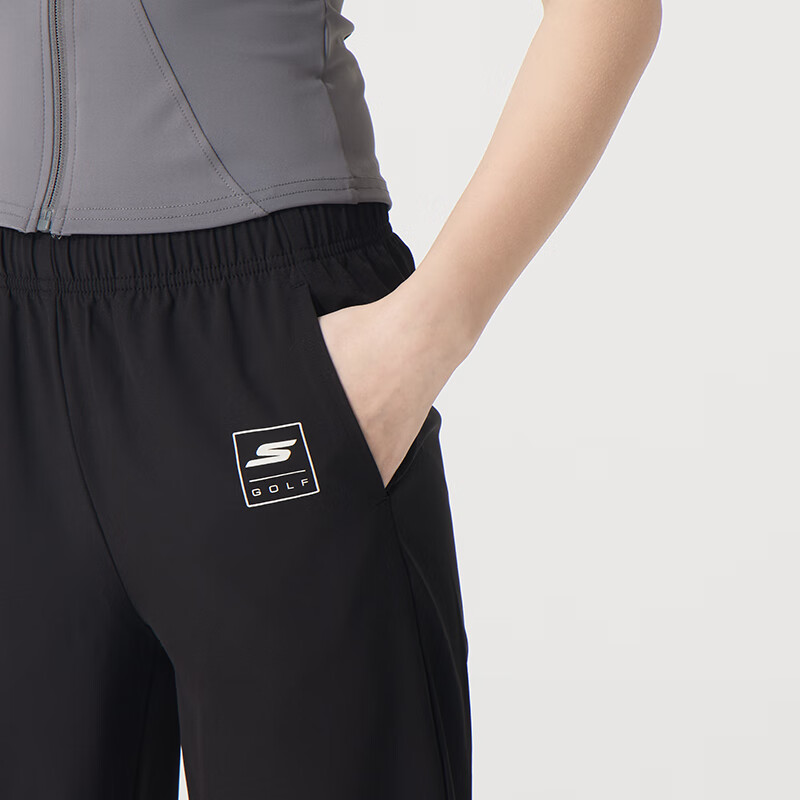 斯凯奇（Skechers）女裤新款运动裤跑步健身训练舒适透气潮流时尚休闲长裤P225W305-03K8 ZP高清大图
