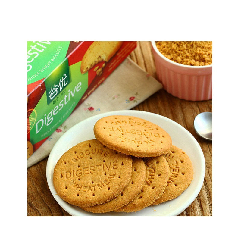 谷优(GULLON)消化饼饼干400g/盒