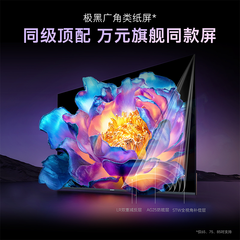 创维75G5H新一代MiniLED 极黑广角类纸屏高清大图