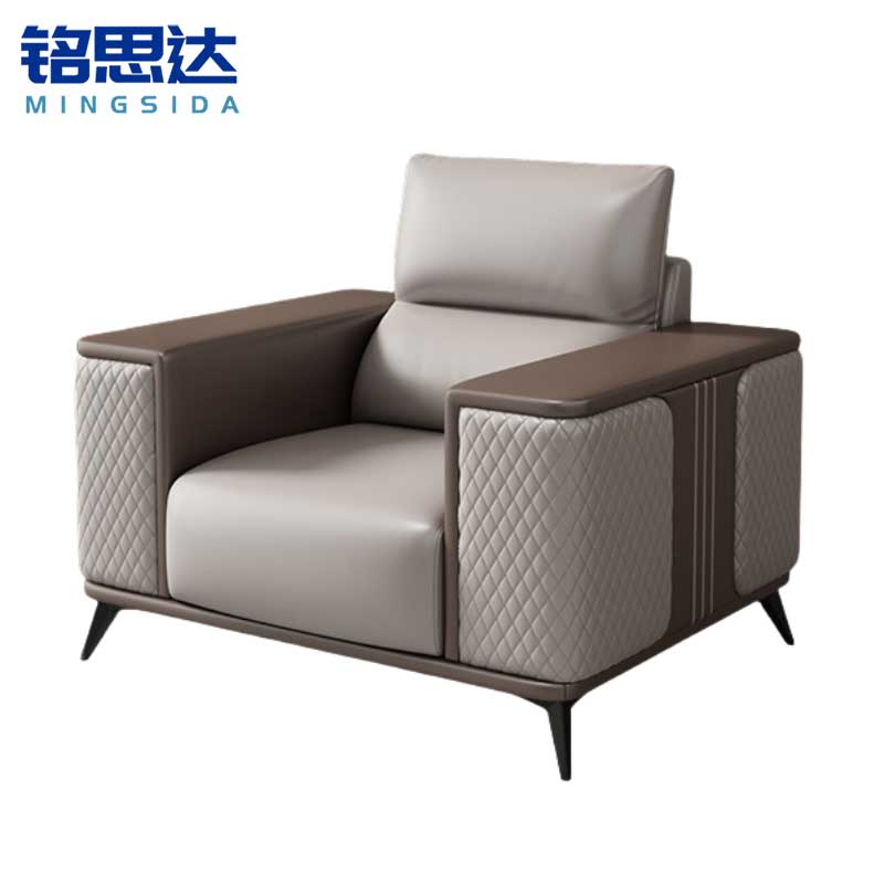 铭思达办公室沙发单人位张高清大图