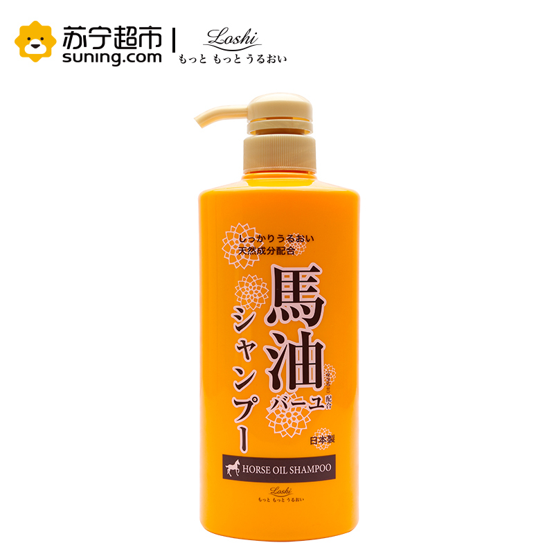日本进口北海道LOSHI马油洗髮露 600ml