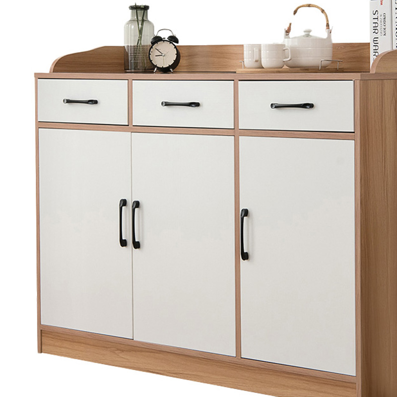 筑亮 餐边柜 120cm黄白 台高清大图