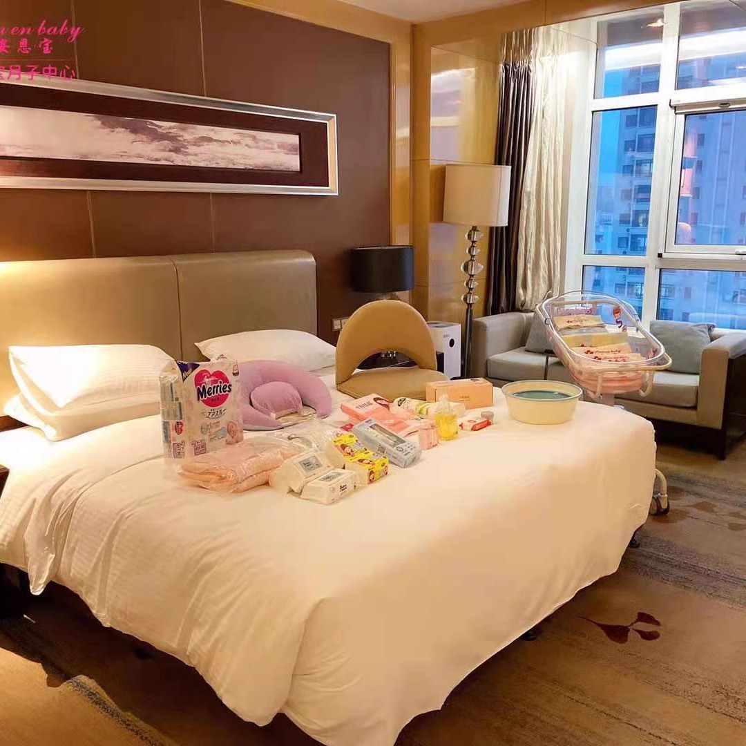 八乐梦正品Parababy婴儿床CB-107豪华月子会所中心防溢奶可移动床高清大图