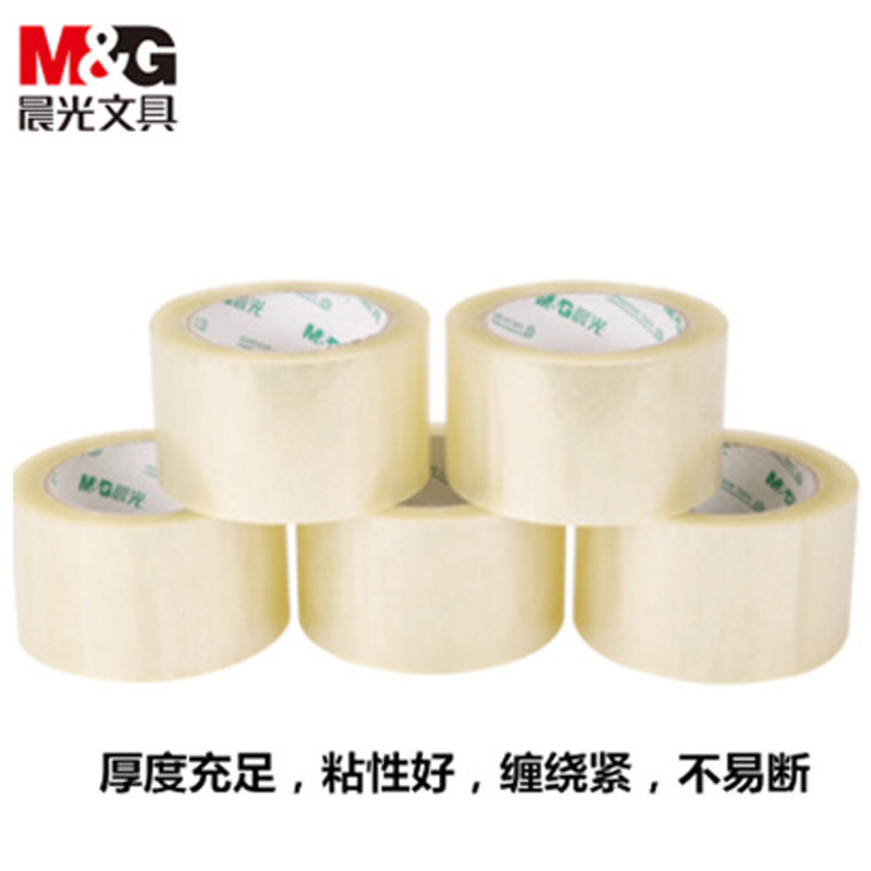 晨光文具/AJD97334普透封箱透明胶带60mm100y91.4米 1卷装