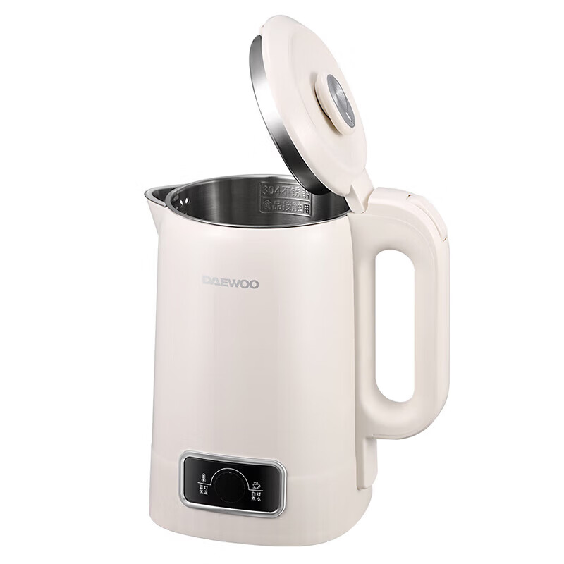 DAEWOO大宇 电热水壶DYSH-18L90/科洛白/电热水壶家用1.8L大容量自动保温双层防烫烧水壶高清大图