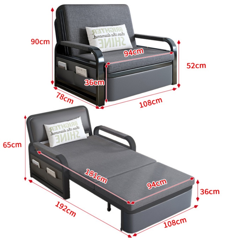 豫龙都折叠沙发108cm张高清大图