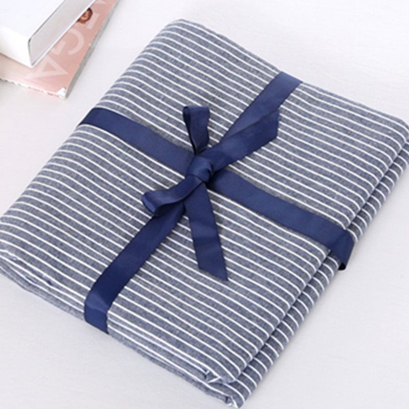 床单日式条纹格子学生单双人床单高清大图