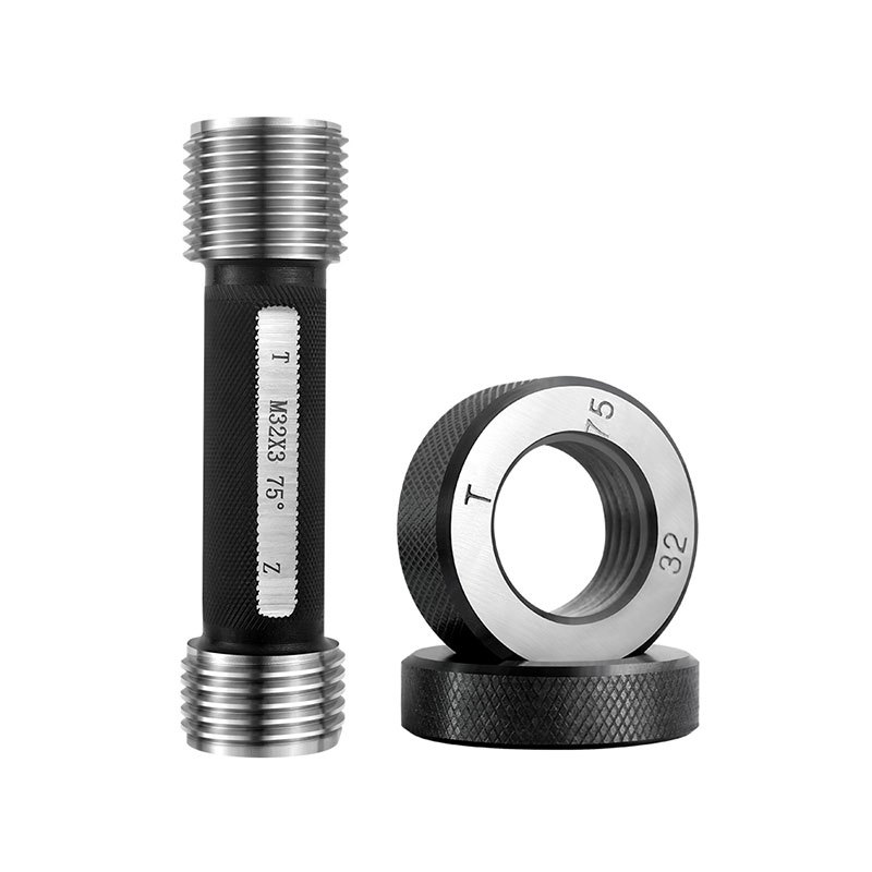 万莱云特 钢筋通止规检具直螺纹规 塞规环规 M16一套(塞规+环规)