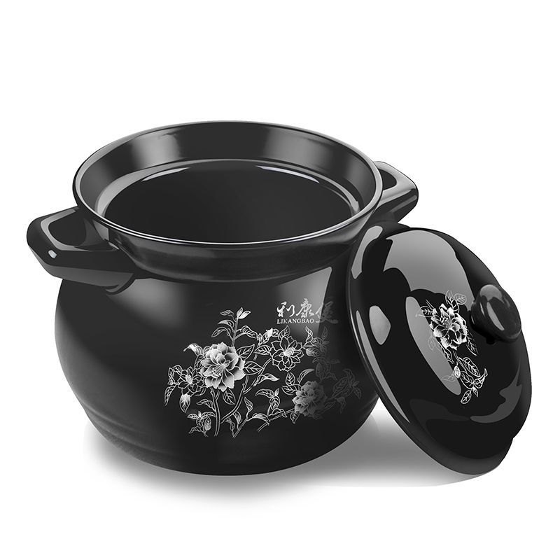 砂锅家用熬汤陶瓷养生煲燃气汤锅火锅瓦煲明火耐高温煲汤锅大容量 3.