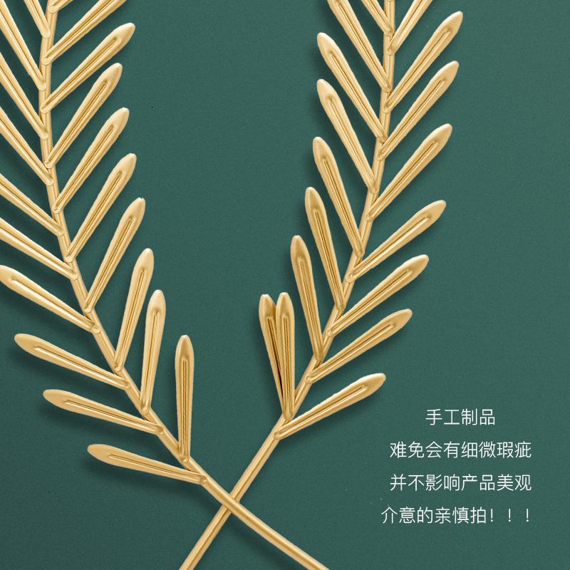 轻奢风北欧创意墙贴英文字母贴房间墙面装饰立体鹿头墙壁挂件墙饰 三维工匠 金色麦穗壁挂壁饰高清大图