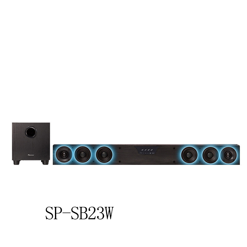 先锋(PIONEER)SP-SB23W 蓝牙回音壁音响SOUNDBAR家庭影院模拟7.1声道电视木质音箱 仅有功放无碟机