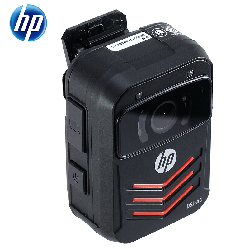 惠普（HP）DSJ-A5 执法记录仪对讲机GPS遥控版（16G 1296P高清红外夜视现场记录仪 ）