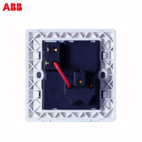 ABB开关插座 德逸雅白 10A一开三孔带开关插座86型面板AE223
