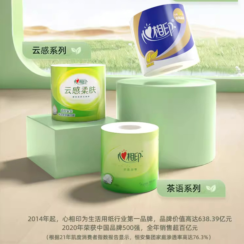 心相印有芯卷纸20卷(100g/卷)BT3220