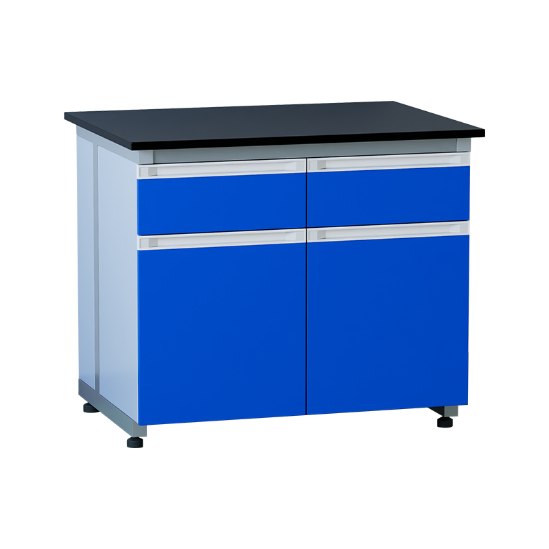 臻远 ZY5052101 实验室 钢木工作台化验室操作台化验桌 钢木深蓝1米边台