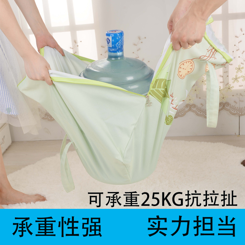 幼儿园棉被子收纳袋装被褥儿童衣物的卡通收纳整理袋打包手提袋子收纳袋 三维工匠高清大图