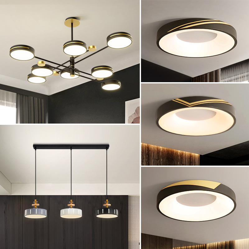 北欧简约现代全屋灯具套餐组合三室两厅轻奢吊灯套餐网红新款客厅灯具