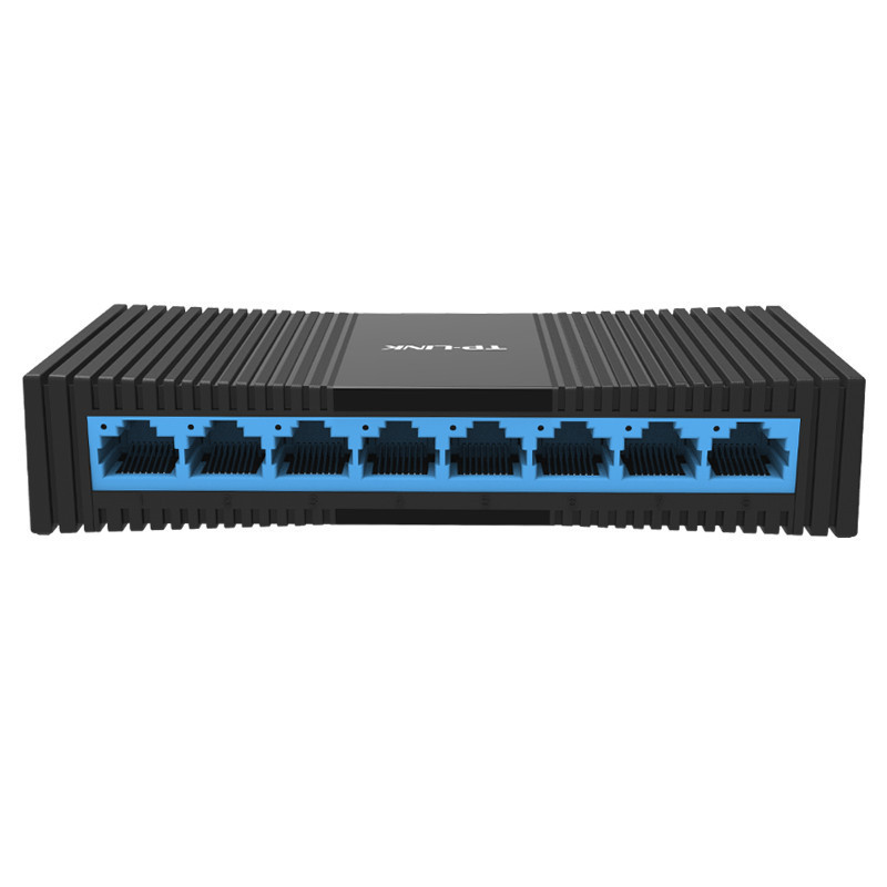 普联(TP-LINK) TL-SG1008M 8口千兆以太网交换机 监控网络网线分线器 分流器 兼容百兆高清大图