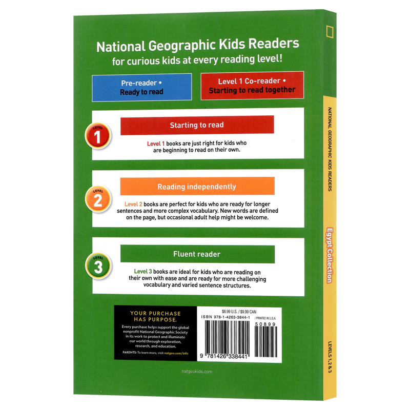 [正版]国家地理埃及记录合集英文原版绘本National Geographic Readers Egypt Colle高清大图