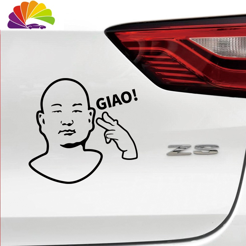 舒适主义汽车贴纸giao哥车贴把油giao满油箱盖贴我太难了贴纸创意抖音同款 GIAO哥-一给我里GIAO银白色15cm