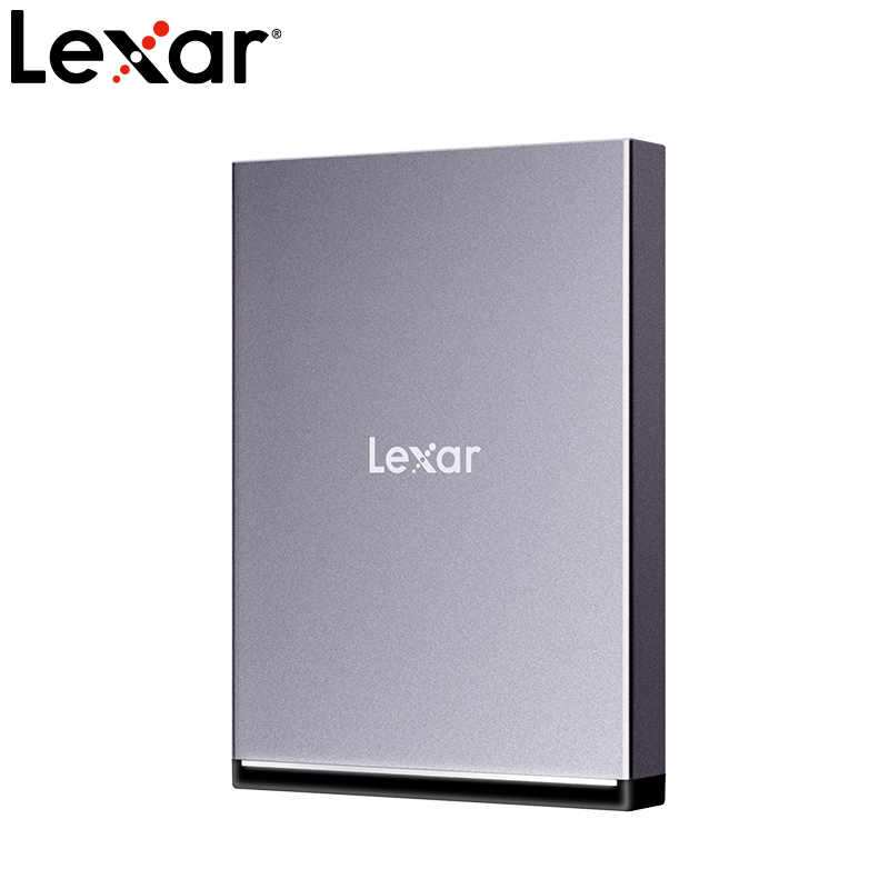 雷克沙(Lexar)1TB 移动固态硬盘 PSSD SL210 USB3.1 Type-c 移动硬盘 金属 灯带指示