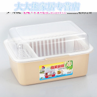 加厚塑料碗柜 特大号沥水碗架箱装碗篮滴水碗橱放碗筷餐具收纳架