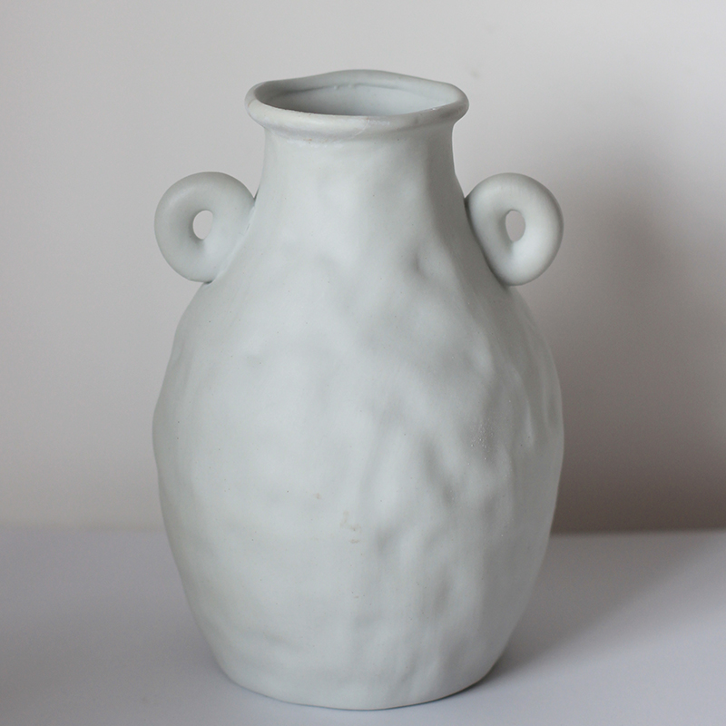 手工素胚陶罐花瓶家居民宿装饰品韩风冷淡极简约干花瓶子摆件花器