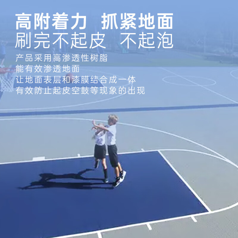 千居美聚氨酯地坪漆 水泥地面漆地板漆防水防晒防滑室外油漆高清大图