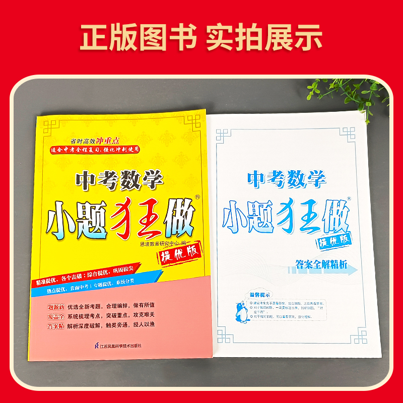 数学 全国通用 [正版]2024版 小题狂做提优版中考数学 中考全程复习强化冲刺精准提优专项专题训练辅导资料练习册直击中高清大图