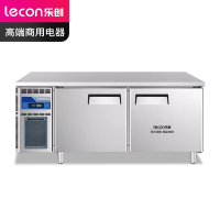 乐创(lecon)商用保鲜工作台 1.8*0.8米厨房奶茶店卧式冰柜 风冷款 L-JG-WF18