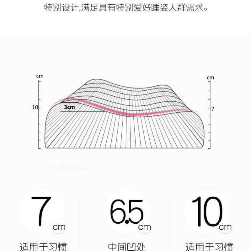 [送枕套]太空记忆枕慢回弹不变形记忆棉护颈保健枕单人枕头枕芯 记忆枕[枕芯+金典白枕套]试用款