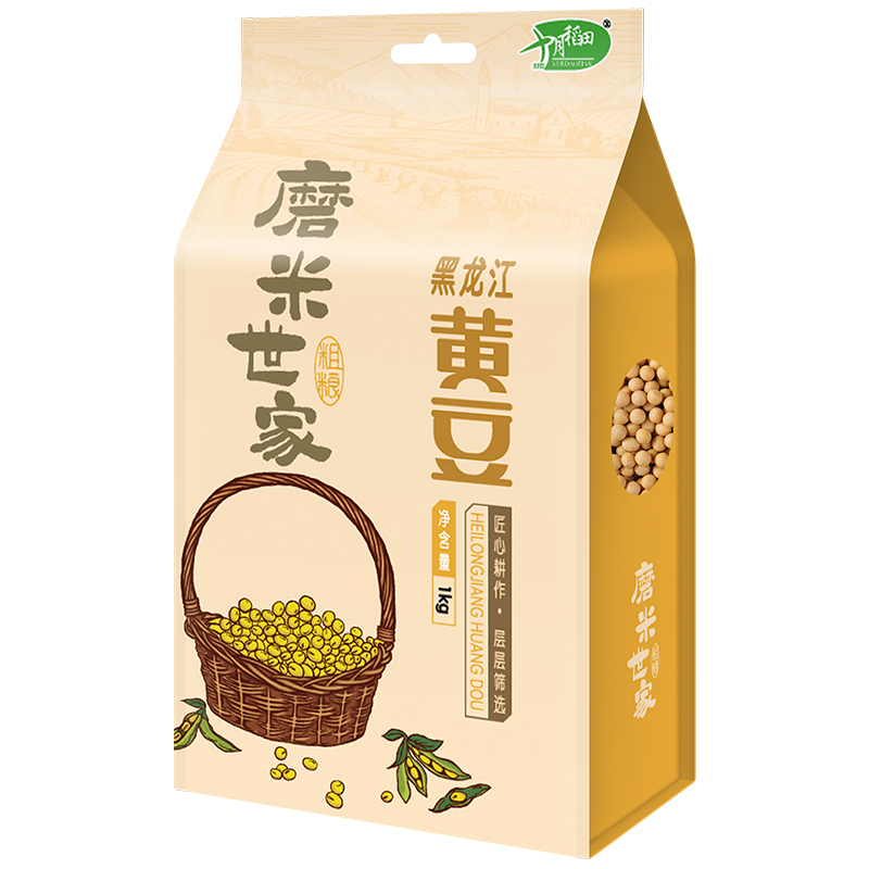 十月稻田 磨米世家黑龙江黄豆1kg