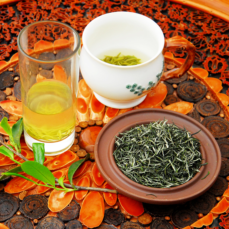 一苇农佳 湖北三峡茗茶碧峰2*200克每罐手提袋装居家好茶