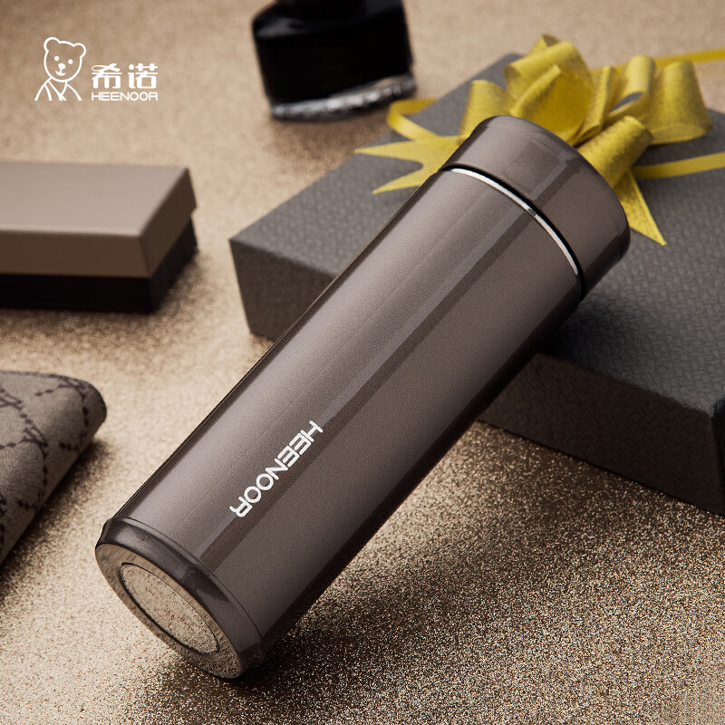 希诺 不锈钢保温杯XN-7602灰色 550mL