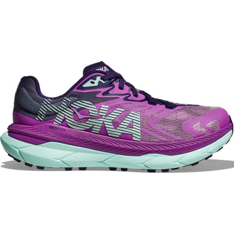HOKA ONE ONE女款滑雪鞋轻量透气高性能防滑耐磨登山跑鞋户外运动 Green_/_Purple 36