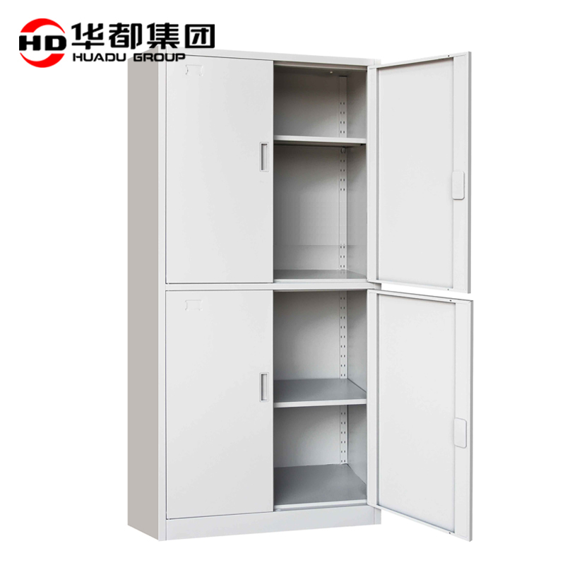 华都HDDS-03 轻惠型通双节文件柜华都文件柜档案柜更衣柜铁皮柜资料柜钢制玻璃柜储物柜办公室带锁柜子高清大图